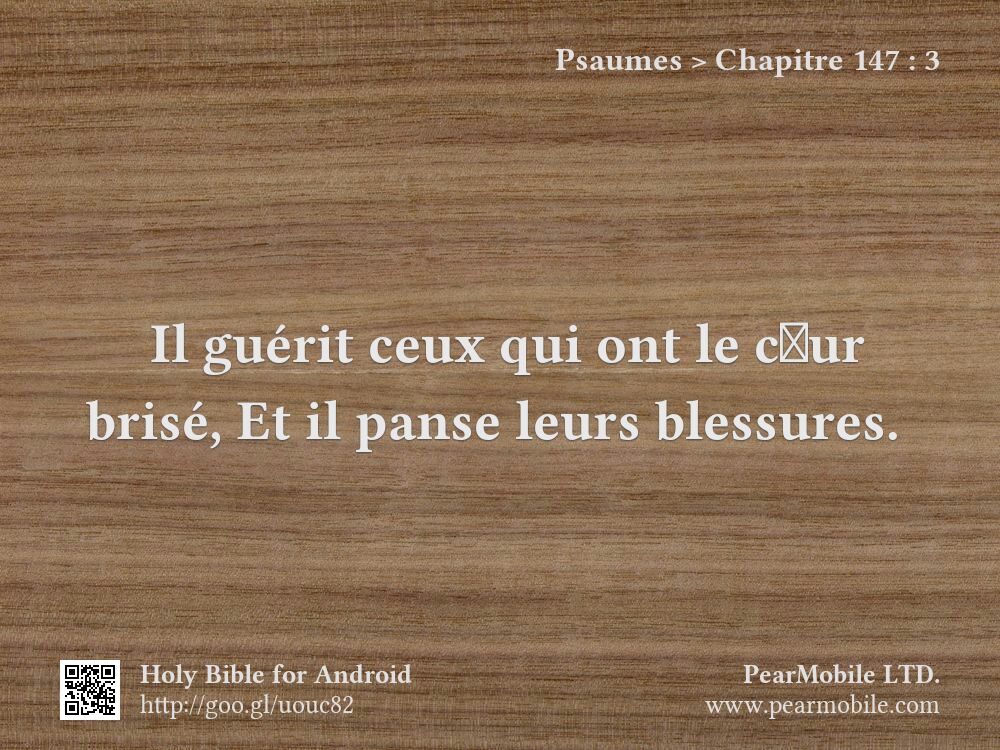 Psaumes, Chapitre 147:3